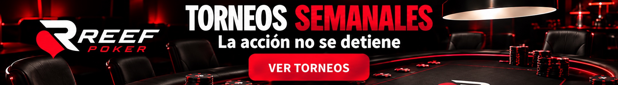 Reef Poker - Torneos semanales